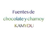 Fuentes de chocolate y chamoy KAMYDU