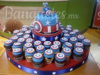 Pastel Capitán América