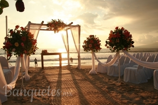 La comida según el lugar de la boda