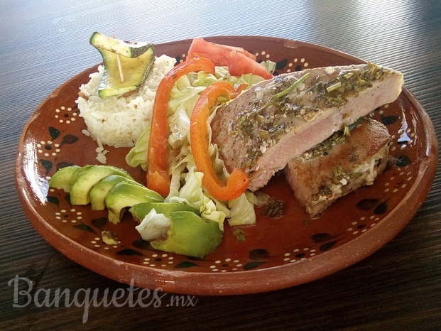 Filete de Atun a las Finas Hierbas