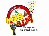 Logo Mega Party Campeche
