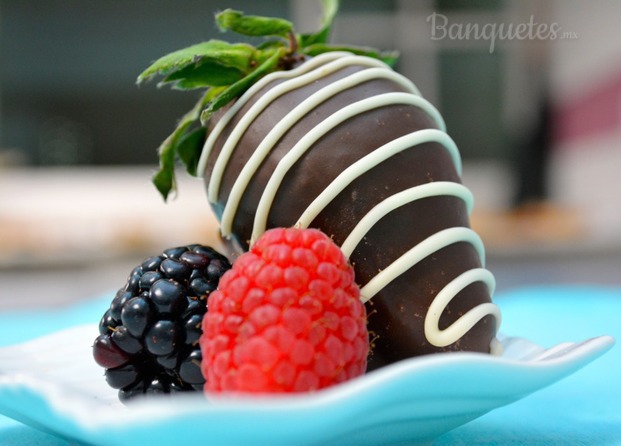 Fresas con chocolate