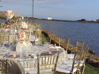 Banquete frente al lago