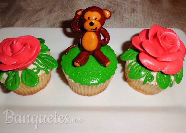 Cupcakes con Fondant