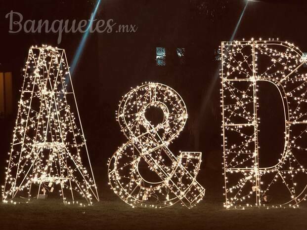 Letras luminosas gigantes!