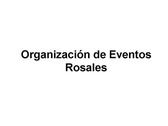 Organización de Eventos Rosales