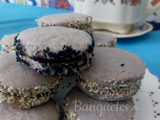 Alfajores de maíz azul