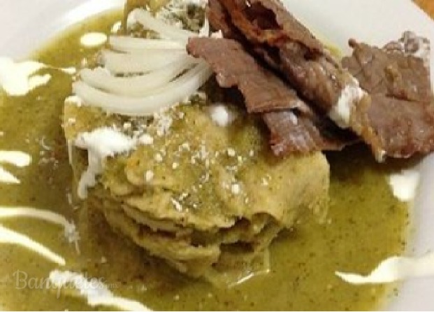 Chilaquiles con cecina