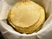 Tortillas de Nixtamal recién hechas