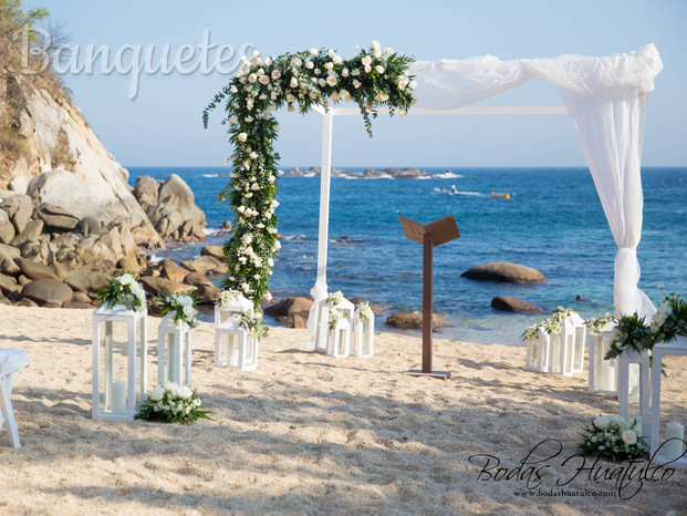 Bodas Huatulco- Boda en playa